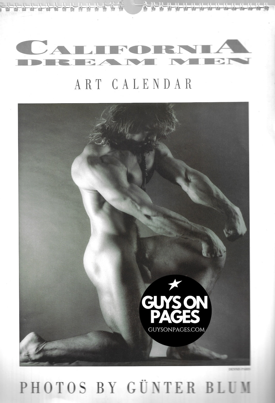 California Dream Men Calendar 1993 - Gunter Blum nudes