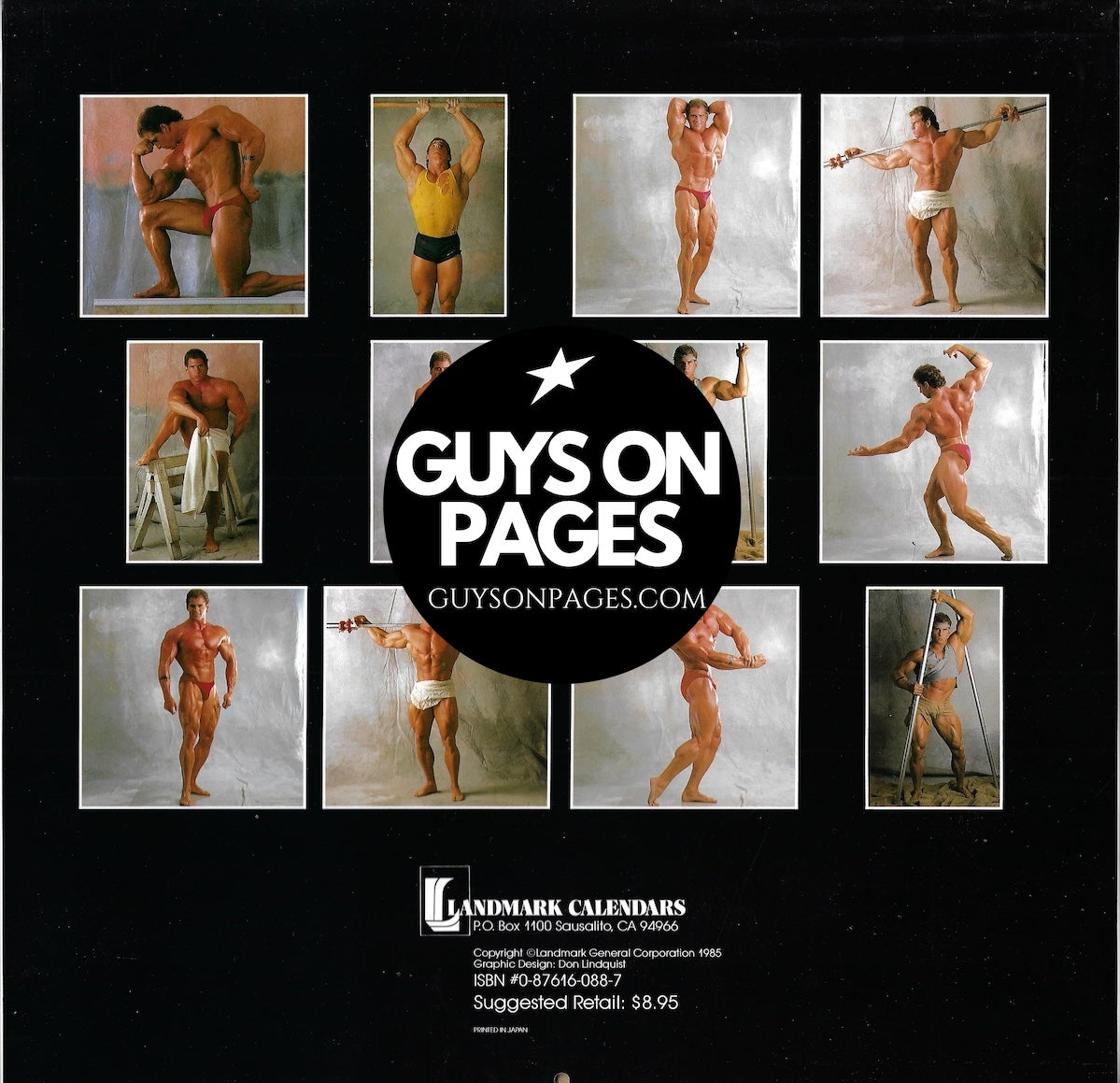 Bodybuilding Calendar 1986 - Tom Terwilliger
