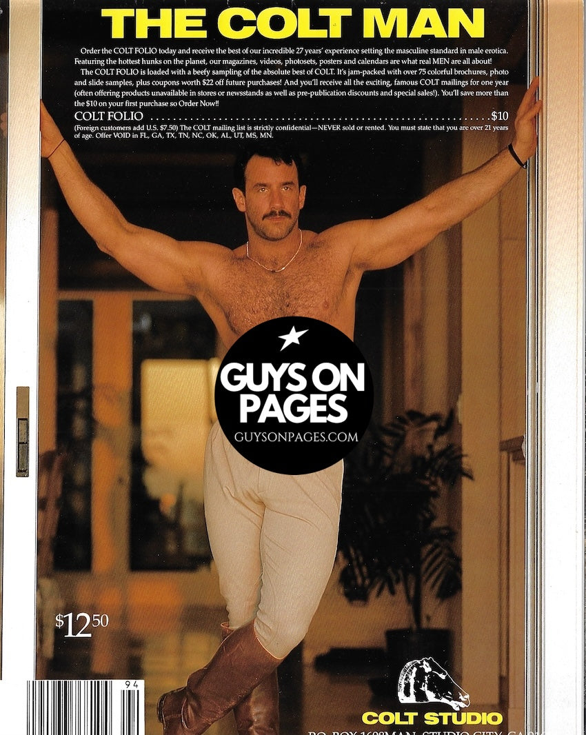 Colt Calendar 1994 - STEVE KELSO Colt Man