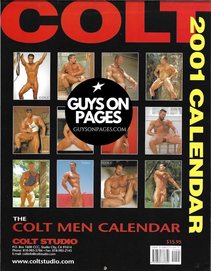 Colt Calendar 2001 - Colt Men