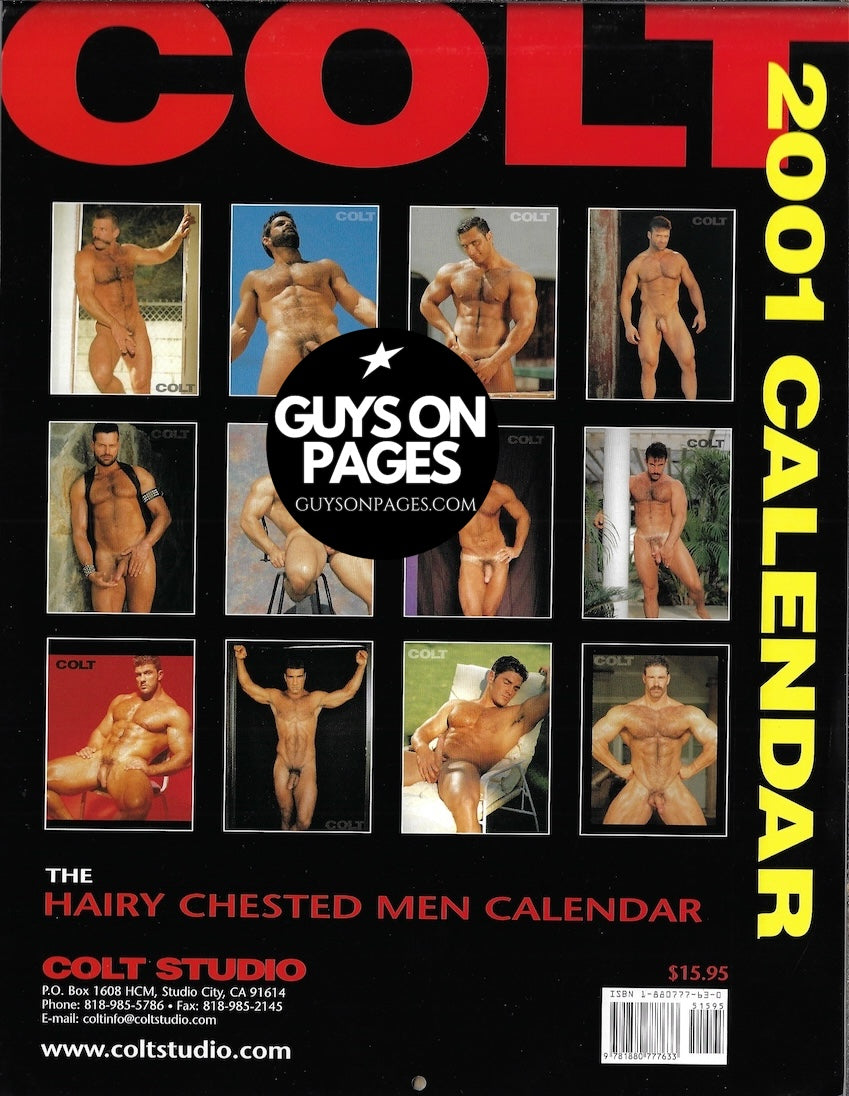 Colt Calendar 2001 - Hairy Chested Men Pete Kuzak