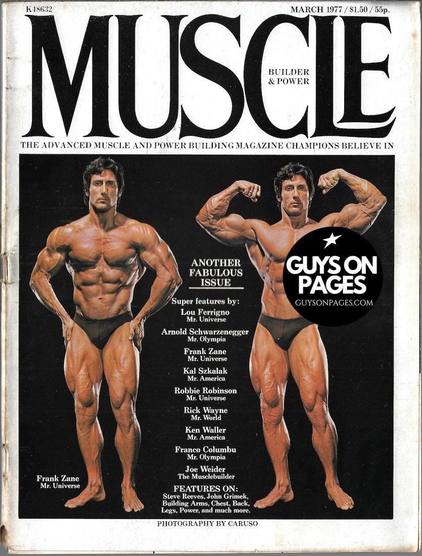 Muscle Builder & Power Magazine Frank Zane 1977