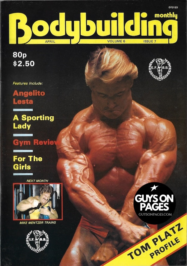 Bodybuilding Monthly Magazine - Tom Platz