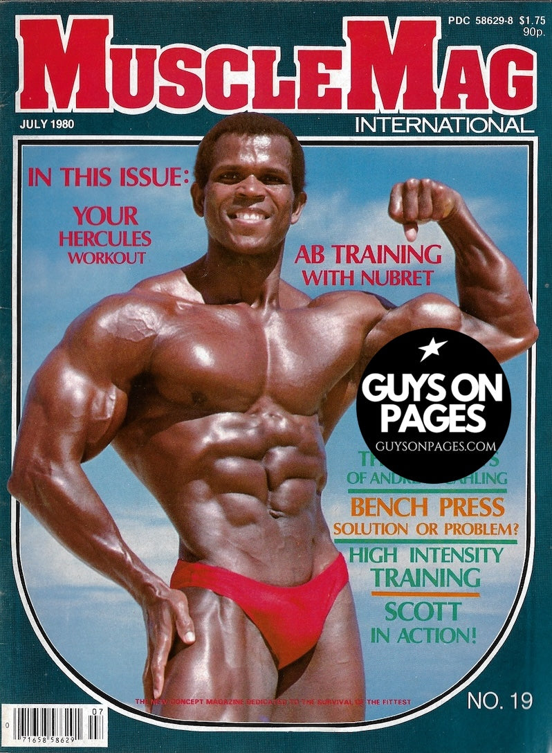 Muscle Mag International 1980 - Serge Nubret