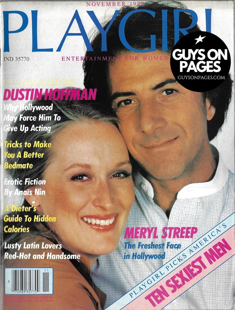 Playgirl Magazine - Dustin Hoffman. Meryl Streep