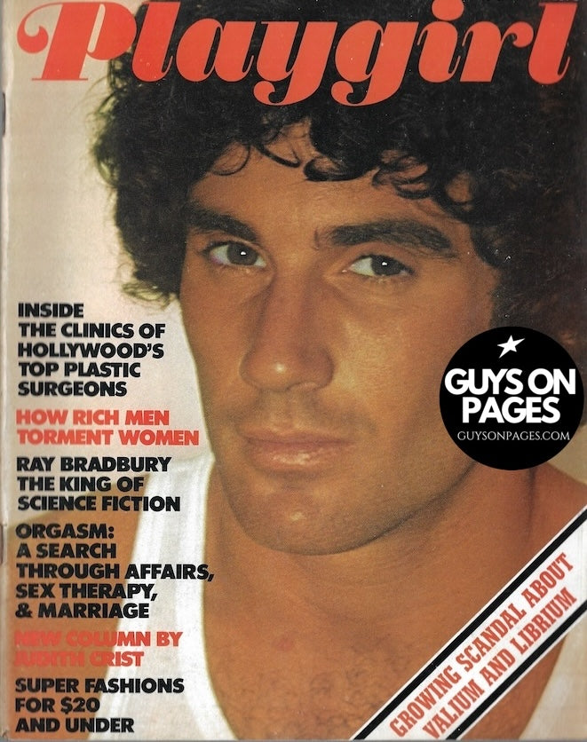Playgirl Magazine - KEVIN RIORDAN Jim Cavaretta + Poster