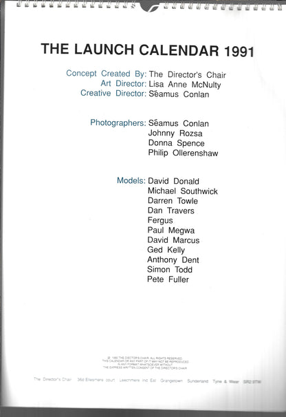 The Launch Calendar 1991 - Johnny Rozsa And Others