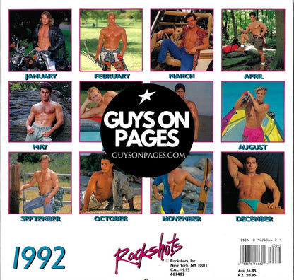 The Incredible Men Of Rockshots Calendar 1992 Fred Harding