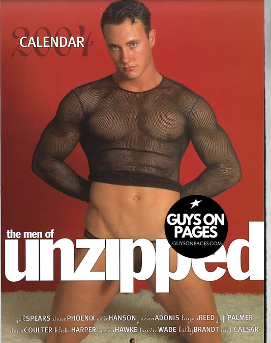 The Men Of Unzipped Calendar 2004