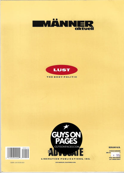 Lust Book - The Body Politic - 0917076109