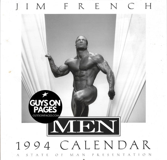 Jim French MEN Calendar 1994 Male Models