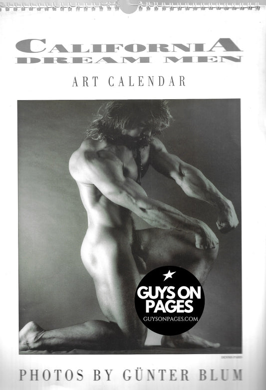California Dream Men Calendar 1993 - Gunter Blum nudes