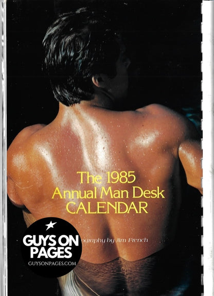 1985 Annual Man Desk Calendar - Jim French