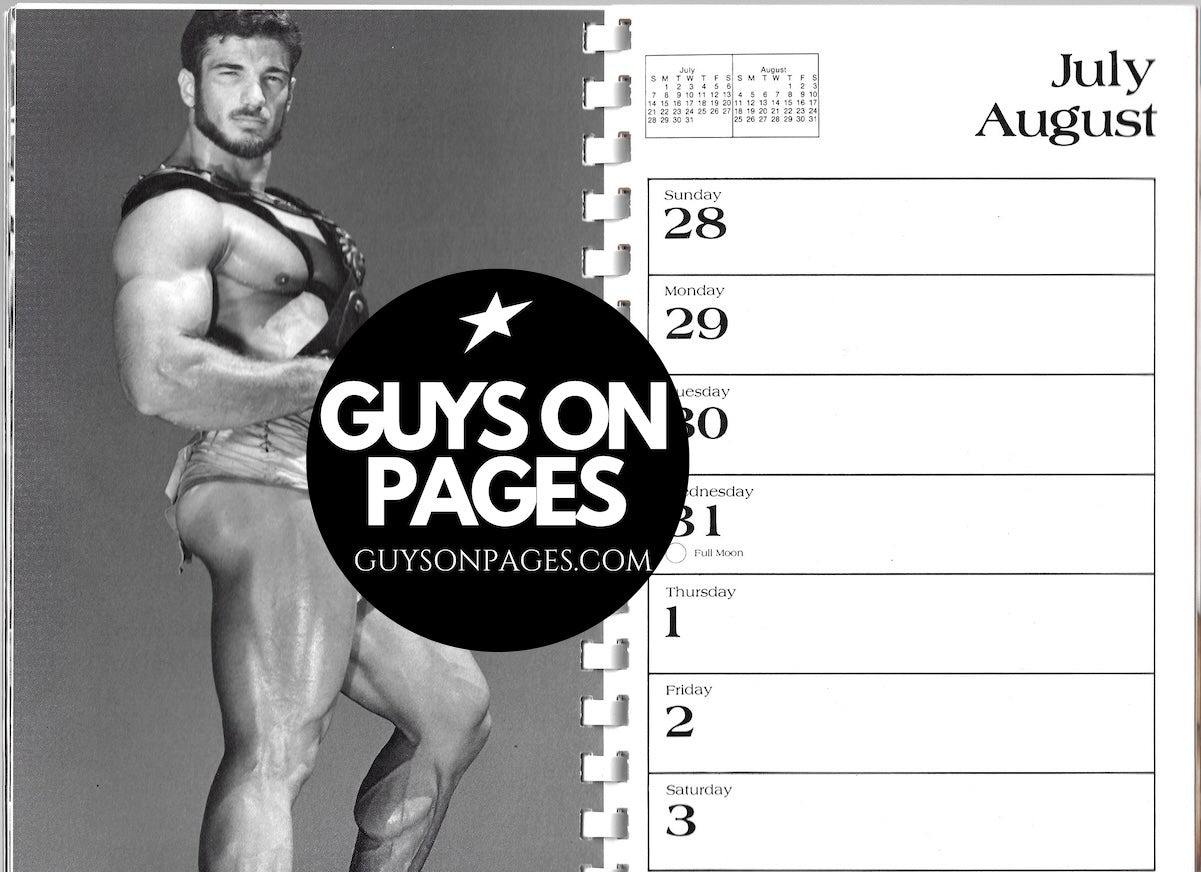 1985 Annual Man Desk Calendar - Jim French