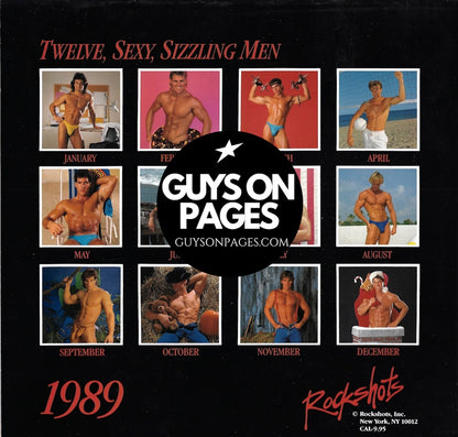 The Incredible Men Of Rockshots Calendar 1989