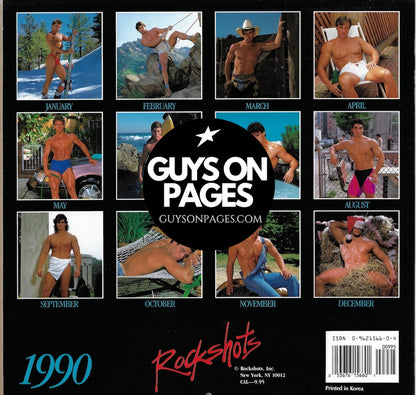 The Incredible Men Of Rockshots Calendar 1990 Doug Larson