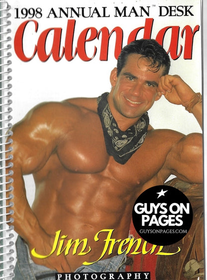 1998 Annual Man Desk Calendar - Jim French