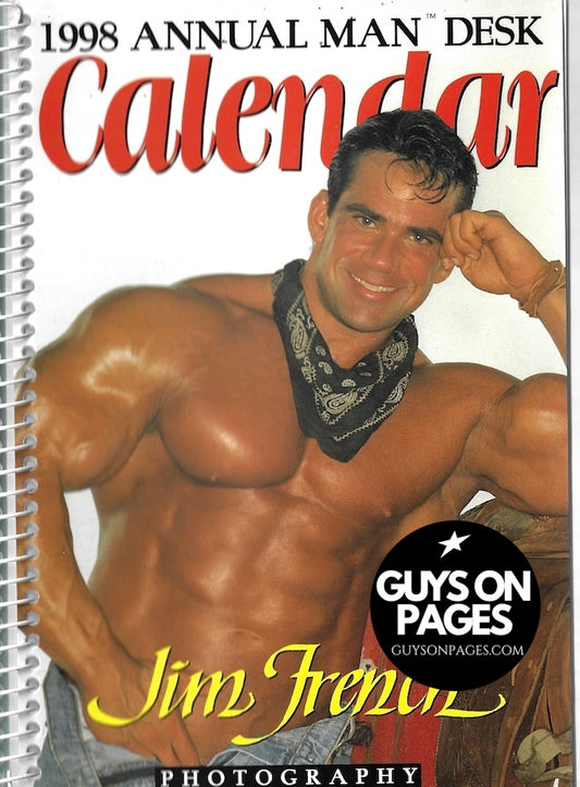 1998 Annual Man Desk Calendar - Jim French