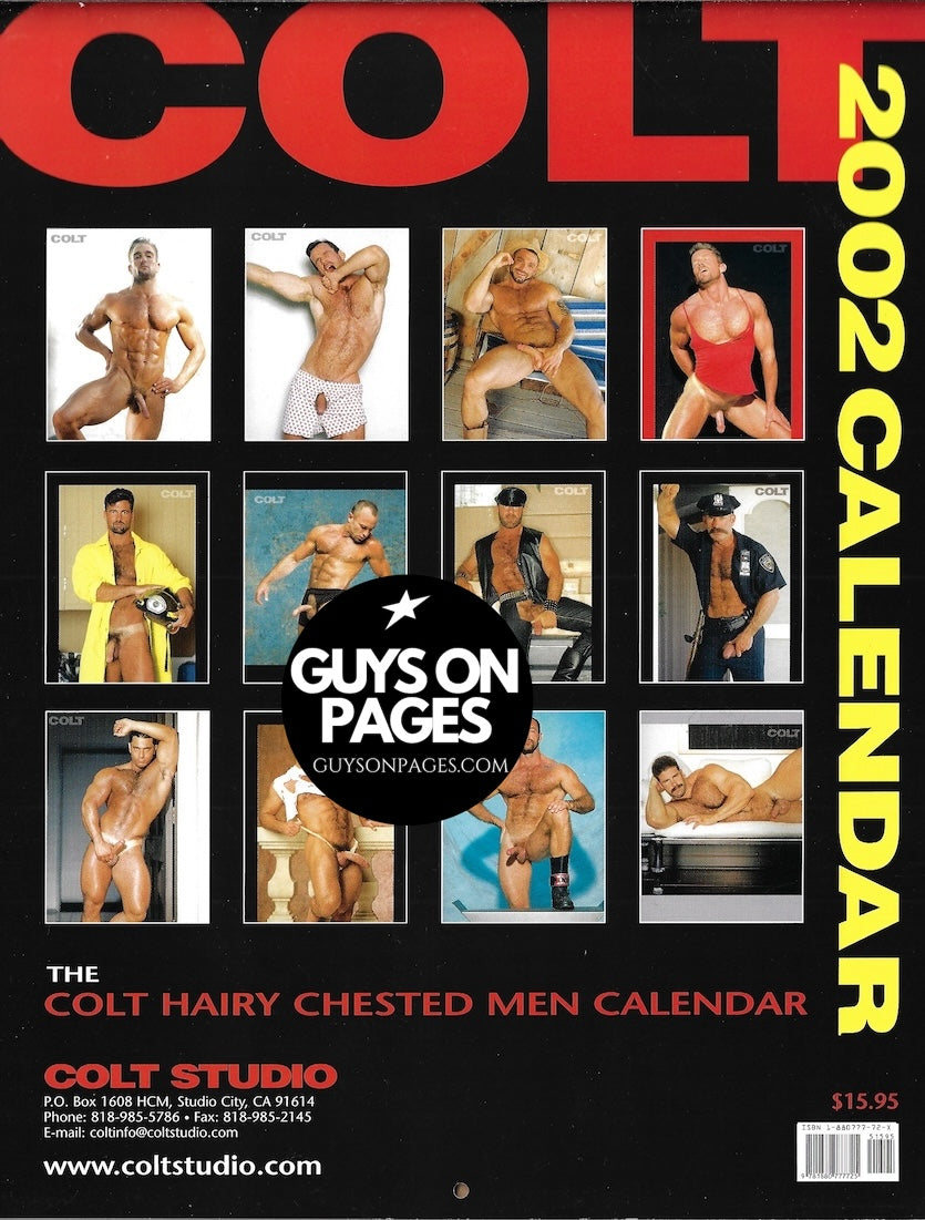 Colt Calendar 2002 - Hairy Chested Men Pete Kuzak