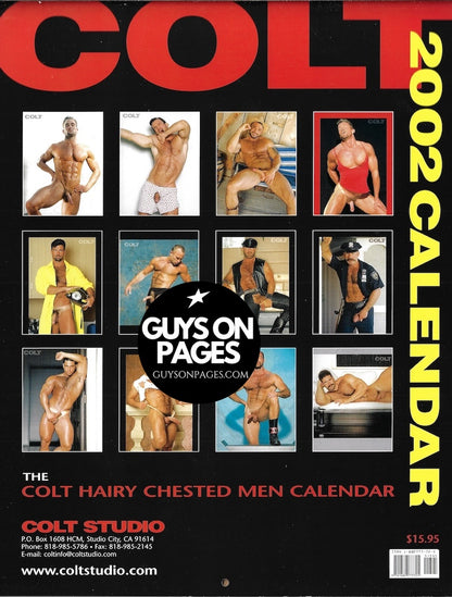 Colt Calendar 2002 - Hairy Chested Men Pete Kuzak