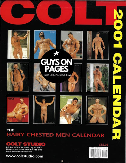 Colt Calendar 2001 - Hairy Chested Men Pete Kuzak