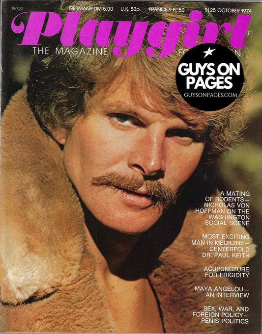 Playgirl Magazine - DR PAUL KEITH Maya Angelou