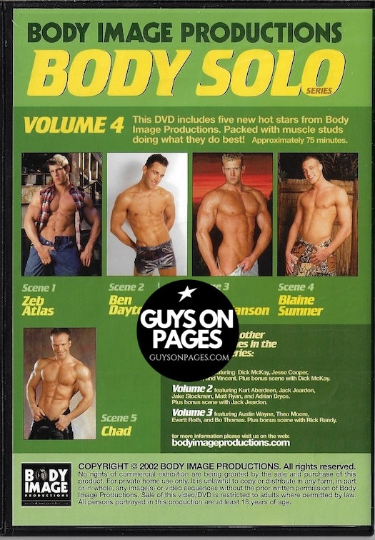 DVD - Body Solo 4 Nate Christiansen Zeb Atlas