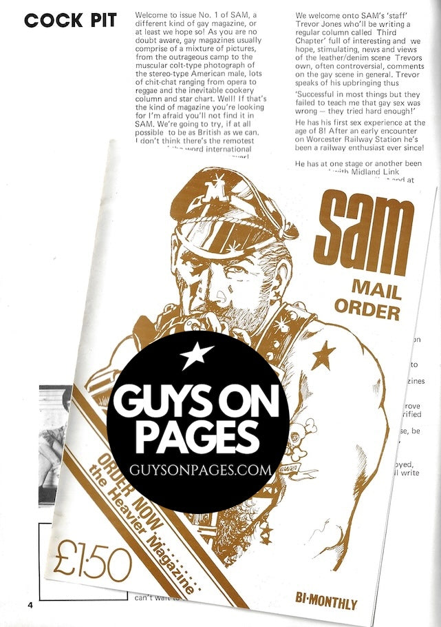 Sam Magazine - Issue 1 Bryan Derbyshire 70s