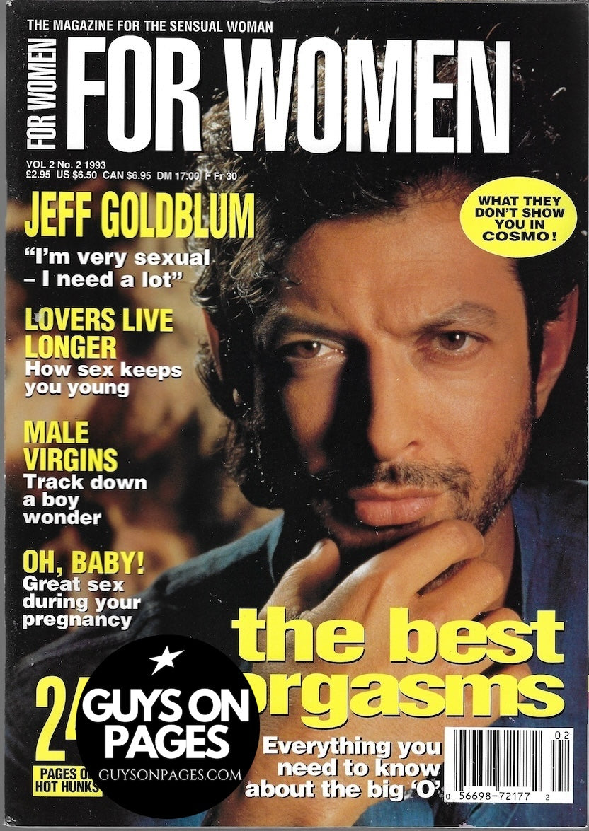 For Women Magazine - JEFF GOLDBLUM Laura Dern PETER ASHWORTH