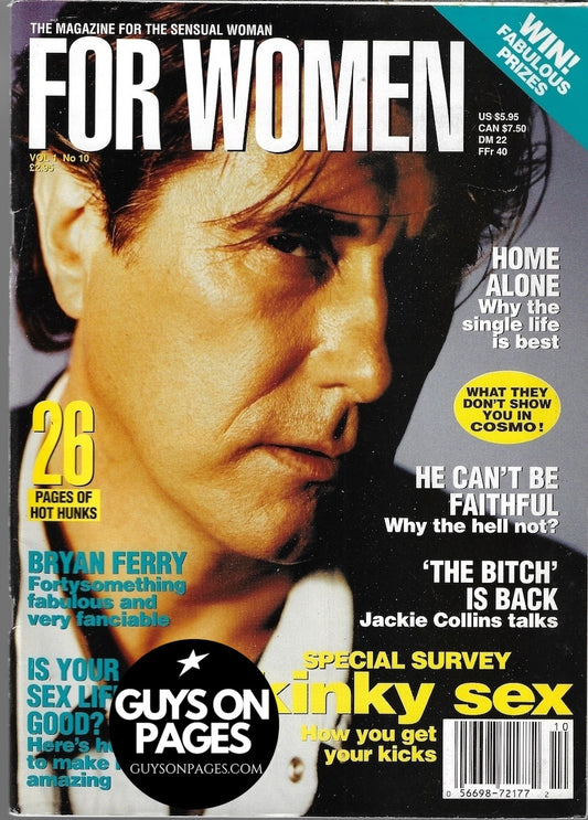 For Women Magazine - BRYAN FERRY Tony Pacino SEAN YOUNG Peter Ashworth