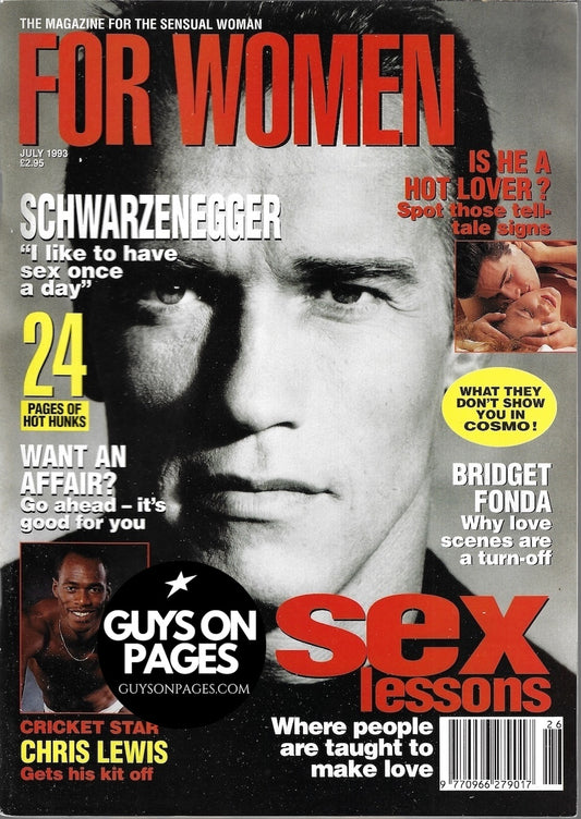 For Women Magazine - ARNOLD SCHWARZENEGGER Colin Lewis IAIN MCKELL