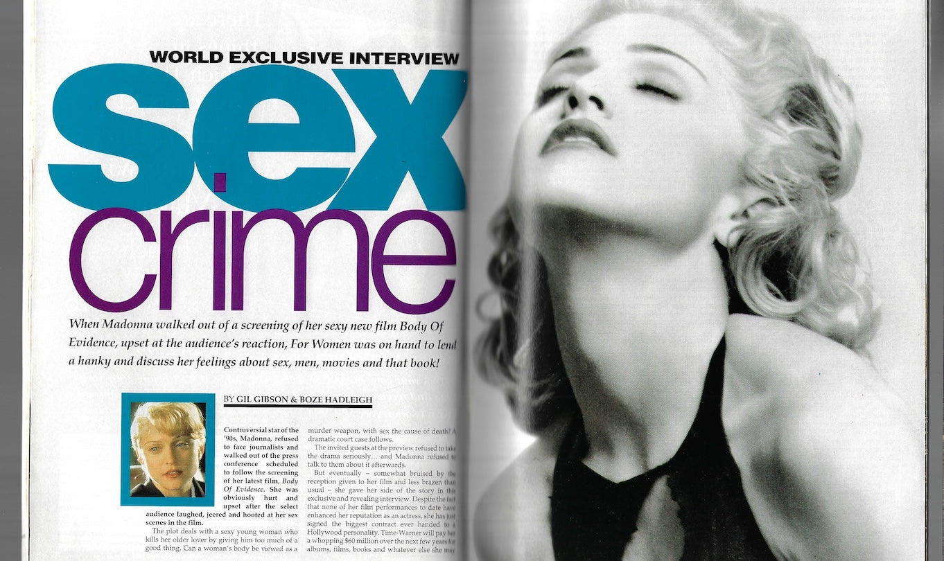 For Women Magazine - RICHARD GERE Madonna PETER ASHWORTH