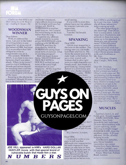 Him Monthly Magazine 35 - STEVE JONES Colt TOBY