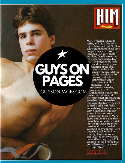 Him Monthly Magazine 35 - STEVE JONES Colt TOBY