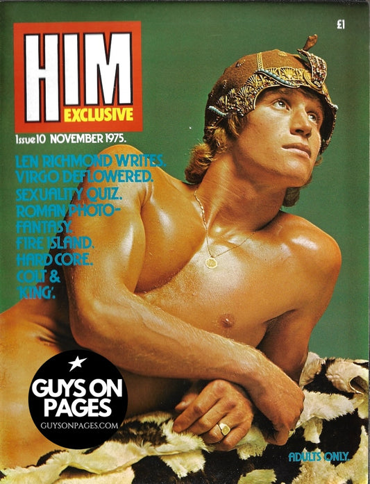 Him Magazine Exclusive 1975 - Dudley LAWRENCE Peter Davidson