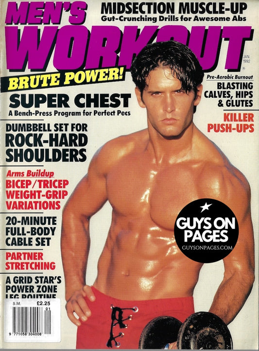 Men's Workout Magazine - January 1992