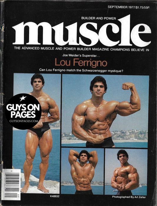 Muscle Builder Magazine - Lou Ferrigno 1977