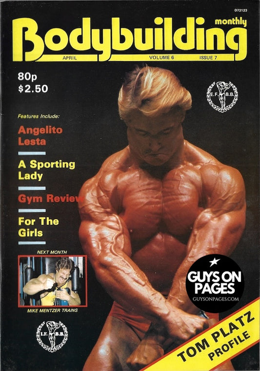Bodybuilding Monthly Magazine - Tom Platz