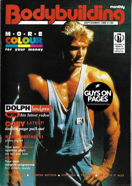 Bodybuilding Monthly Magazine - Dolph Lundgren