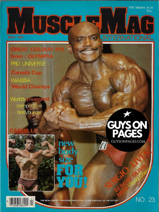 Muscle Mag International 1981 - Sergio Oliva