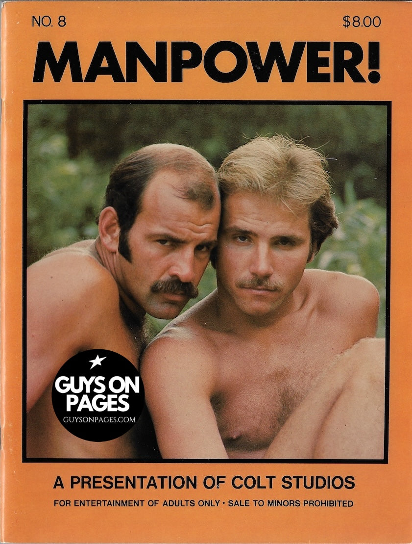 MANPOWER #8 Colt Studio 1975 Gay JIM FRENCH Paul Storr MIKE MORRIS