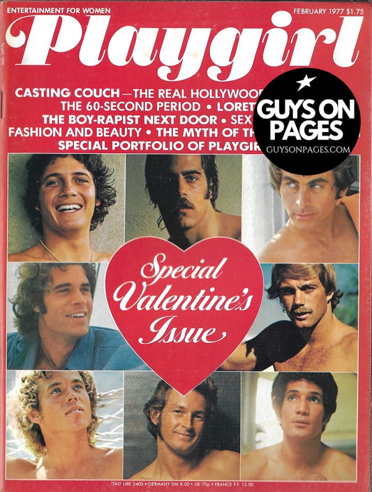 Playgirl Magazine - Valentines Issue