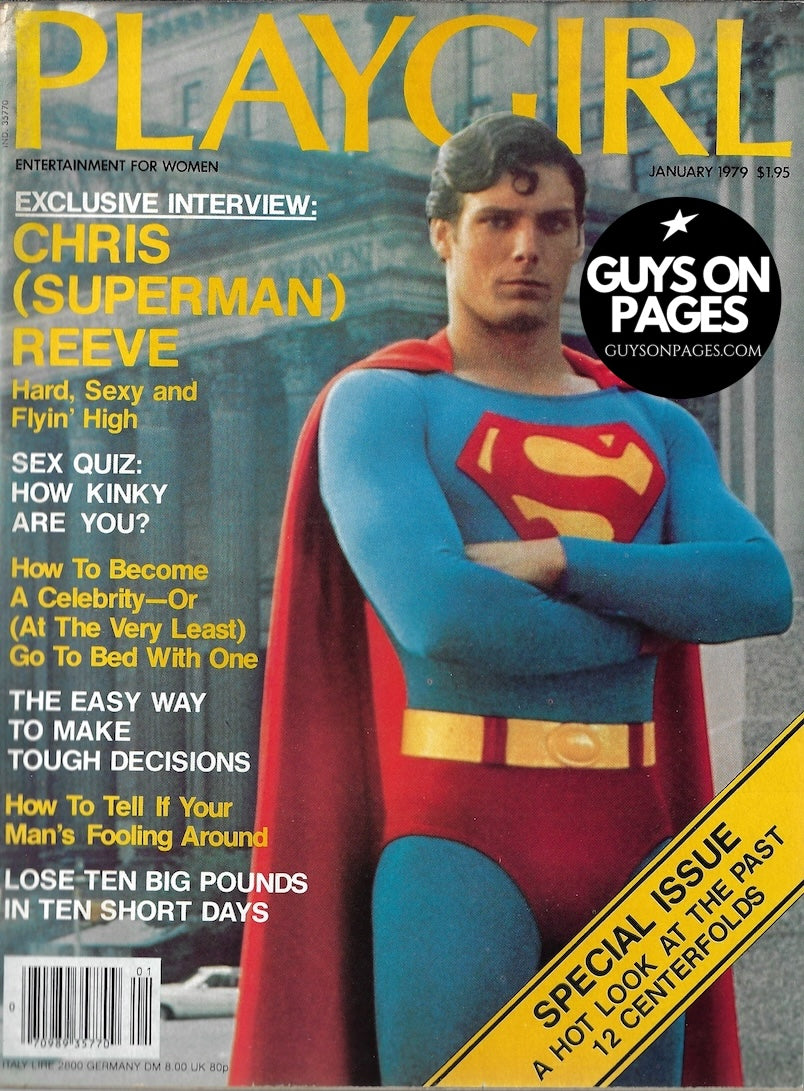 Playgirl Magazine - Christopher Reeve