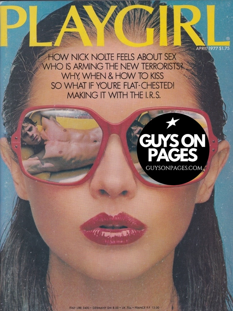 Playgirl Magazine - Geoffrey Kane NICK NOLTE Plus Poster