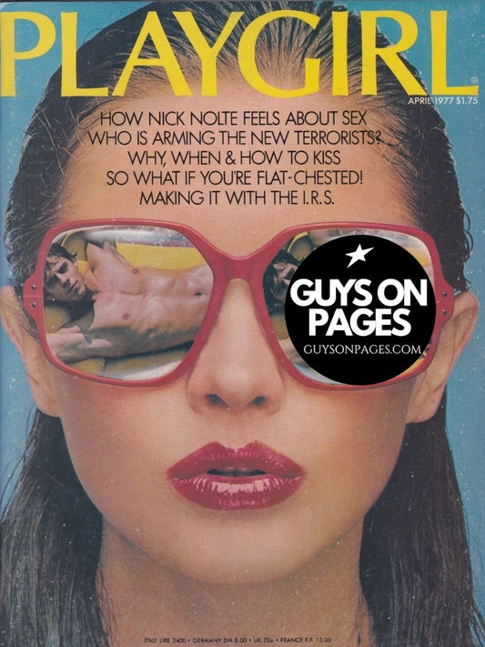 Playgirl Magazine - Geoffrey Kane NICK NOLTE Plus Poster