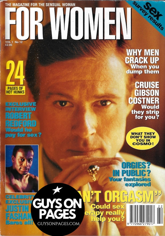 For Women Magazine - Robert Redford JUSTIN FASHANU Peter Ashworth