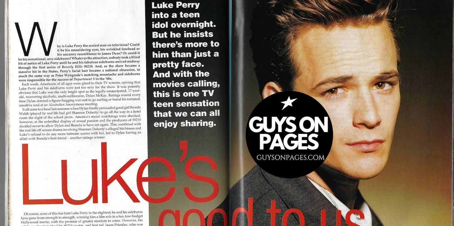 For Women Magazine - LUKE PERRY Karl Grant JOE MESSANA 1993