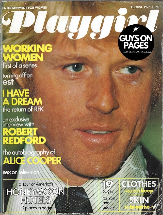 Playgirl Magazine - Robert Redford GREG ANDERSON Sean Martin