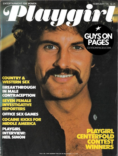 Playgirl Magazine - Gary Earl + POSTER