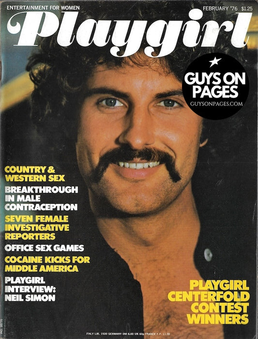 Playgirl Magazine - Gary Earl + POSTER